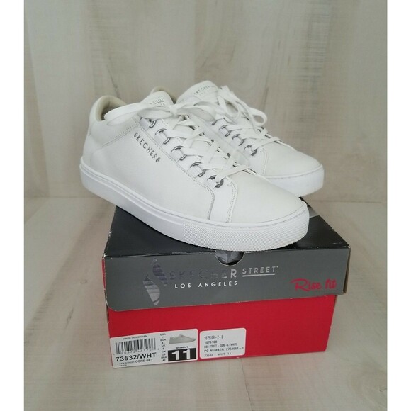 Skechers Womens Side Street Core Set White Fashion Sneakers Size 11 73532 - Picture 7 of 7